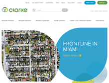 Tablet Screenshot of clarke.com